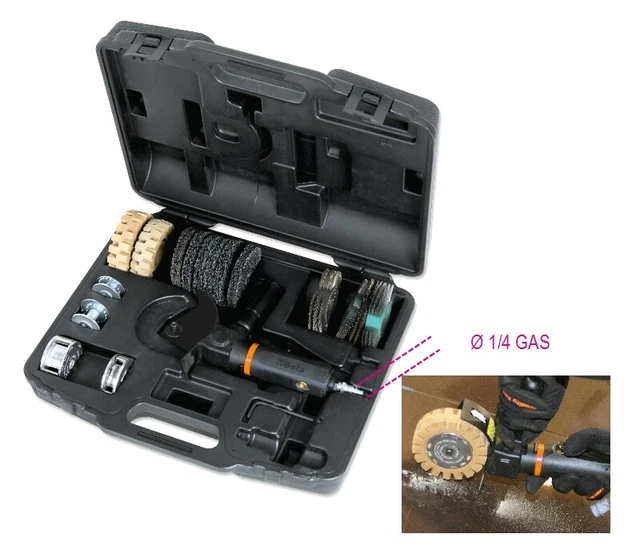 Beta Tools 1937M 17pc Multi-Usage 340W Air Ponceuse & Accessoire Kit 019370011