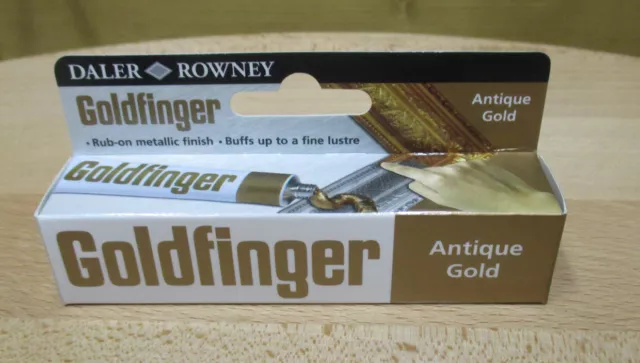 22ml (47,68 €/100ml) GOLDFINGER METALL-PASTE ANTIQUE GOLD METALLBRONZE