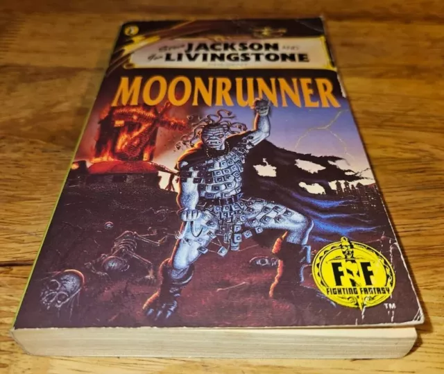 Moonrunner 1st/3rd BLACK DRAGON EDITION!  Fighting Fantasy Puffin 48 Good Clean