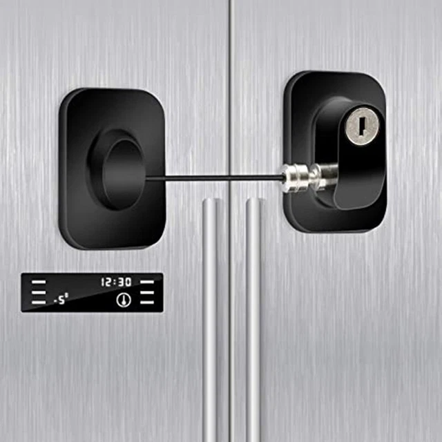 Kids Refrigerator Lock with Keys Fridge Cabinet Child Safety for Window Door NEW