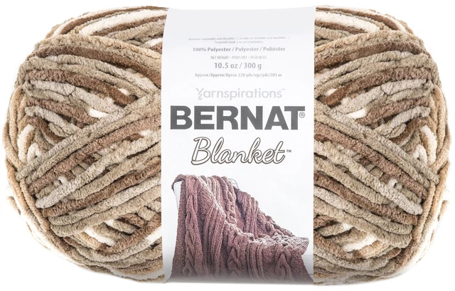 2 Pack Bernat Blanket Big Ball Yarn-Sonoma -161110-10018