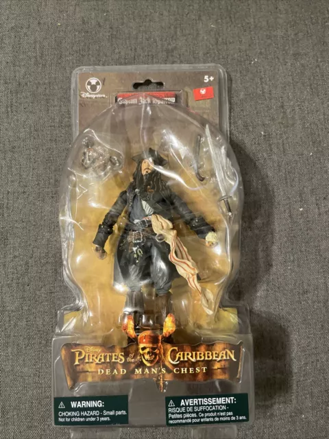Pirates of the Caribbean CAPTAIN JACK SPARROW Disney Store Action Figure NIB