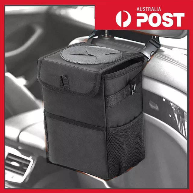Waterproof Foldable Car Bin Storage Dustbin Travel Rubbish Waste Basket Box Bag