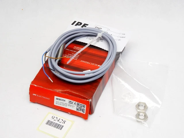 Ipf electronic IB080204 Capteur Inductive / Neuf Emballage D'Origine