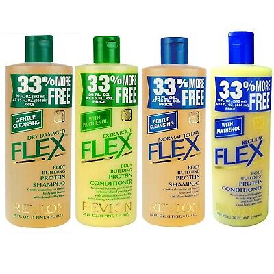 Original Revlon Flex Corps Construire Protéine Shampooing Cheveux Ou Soin (592ml