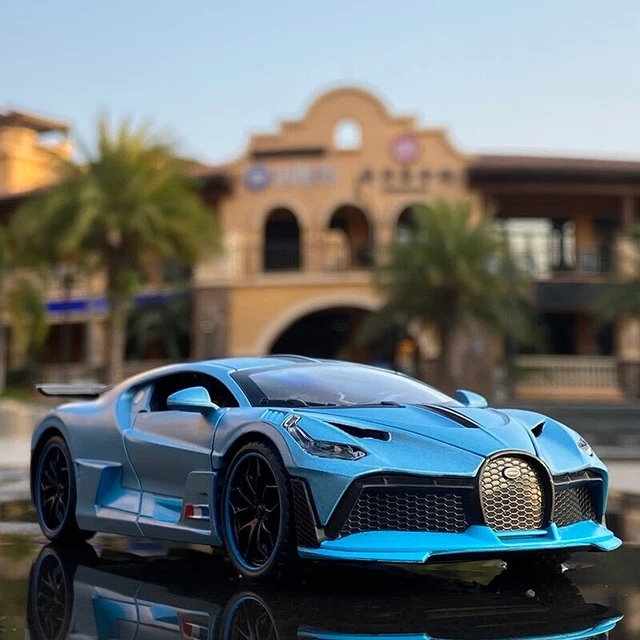 1:32 Bugatti Veyron Divo Alloy Car Model Diecasts Toy Vehicles Blue
