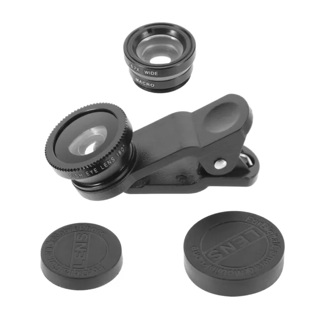 3-in-1 Phone Lens for Live Video, Compatible with Most Smartphones