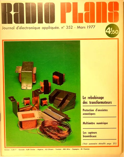 Electronique Radio Plans mars 1977 N°352