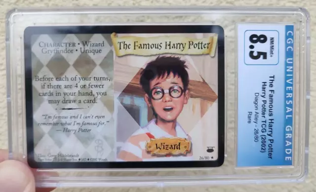 TCG The Famous Harry Potter Diagon Alley Rare CGC PSA BGS 8.5 NM MINT+ 26/80 ENG