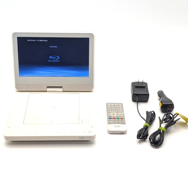 TOSHIBA SD-BP900S WHITE Portable DVD Player with Remote and