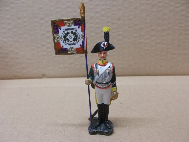 SOLDAT EN PLOMB Hachette Porte Drapeau légion Polonaise 1797-1801 EUR 5