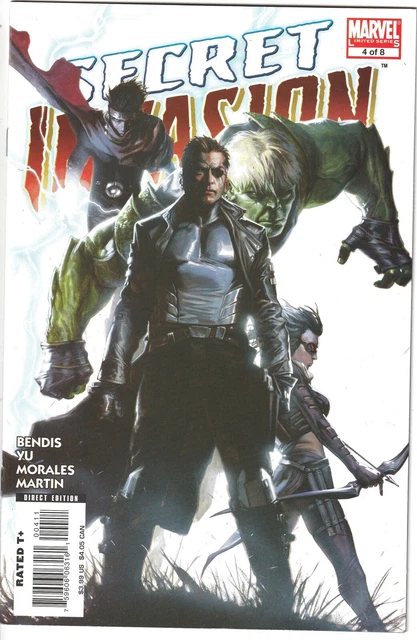 2008 SECRET INVASION #4 VF/NM Avengers Iron Man Young Fury Skrulls Disney+