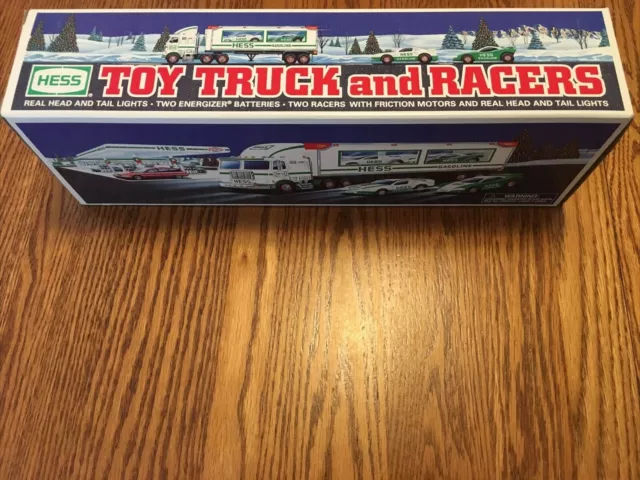 Hess Toy Truck And Racers NEW IN BOX 1997 Complete MINT CONDITION