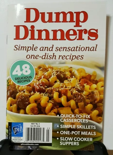 Dump Dinners Simple 48 One Dish Recipes (SMALL/DIGEST size) '16 FREE SHIPPING