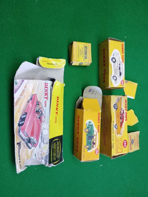 Job Lot Of Dinky Toys Boxes