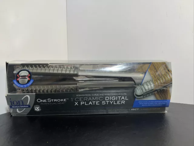 Ion one stroke perpetual heat flat iron 1 inch sale