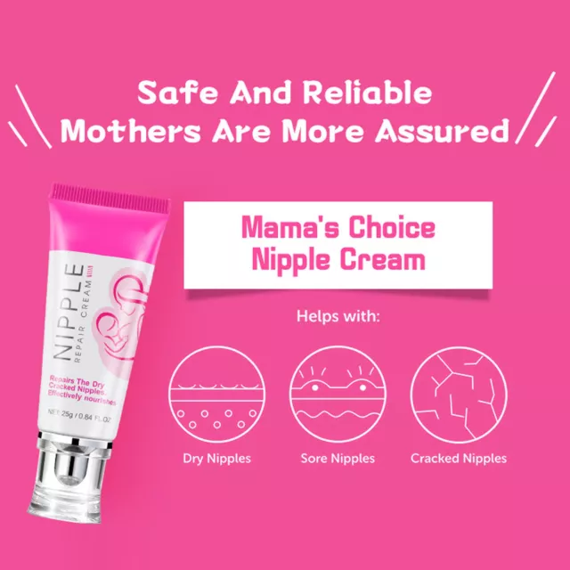 Nipple Moist Cream Skin Repair Moisturizing Mild Reduce Pain Plant XAA