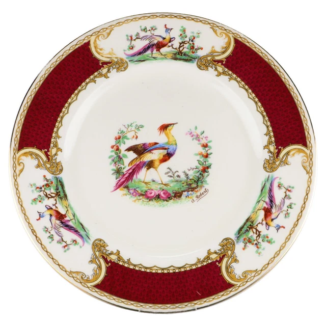 Speiseteller klein Myotts Chelsea Bird Red