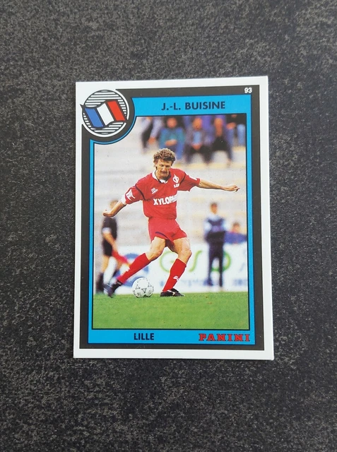N°63 POULIQUEN BREST ARMORIQUE PANINI FOOTBALL 86 CHAMPIONNAT FRANCE