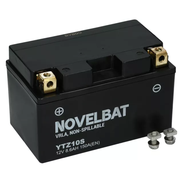Novelbat YTZ10S AGM GEL Motorradbatterie 12V 8.6Ah 100A GTZ10S 508901 NEU