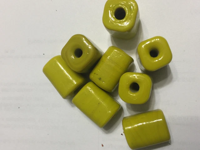 Large Hole Glass Beads for Macrame *** UPICK *** All Colors All Sizes 6