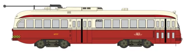 Bowser HO Scale, PCC  Car, Toronto (TTC) Car #4750 DC Ready.