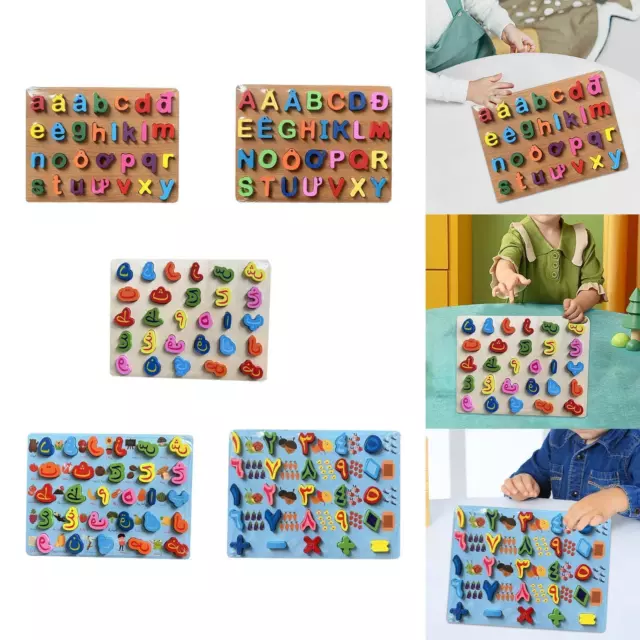 ZOSEN Lettres Magnétiques Jeu d'apprentissage de l'orthographe de  l'alphabet Jouet éducatif préscolaire pour Les Enfants