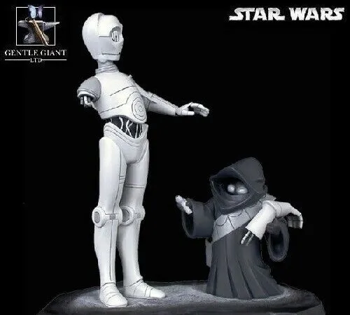C3PO JAWA ANIMATED Statue Black And White Version – STAR WARS – GENTLE GIANT