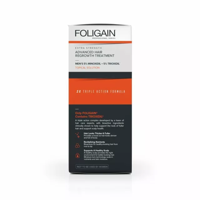 Foligain Anti-Haarausfall  für Männer  mit Minox 5% & Trioxidil® 5% 1 Monatspack 3