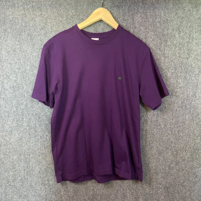 Brooks Brothers 346 T-Shirt Size Adult Medium Purple 100% Cotton