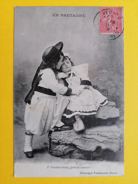 Pont-Croix - Cpa Jeune fille de Pont-Croix - Etude de Coiffes de
