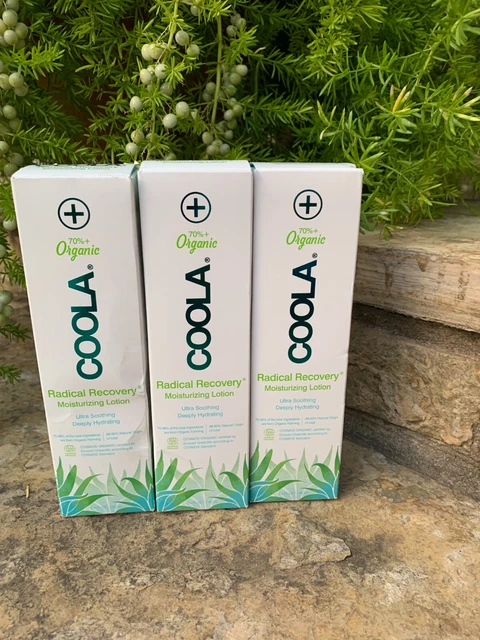 3 X Coola Radical Recovery Eco Cert Orgánica Sun Loción 5 oz Cuidado de la Piel Después del Sol