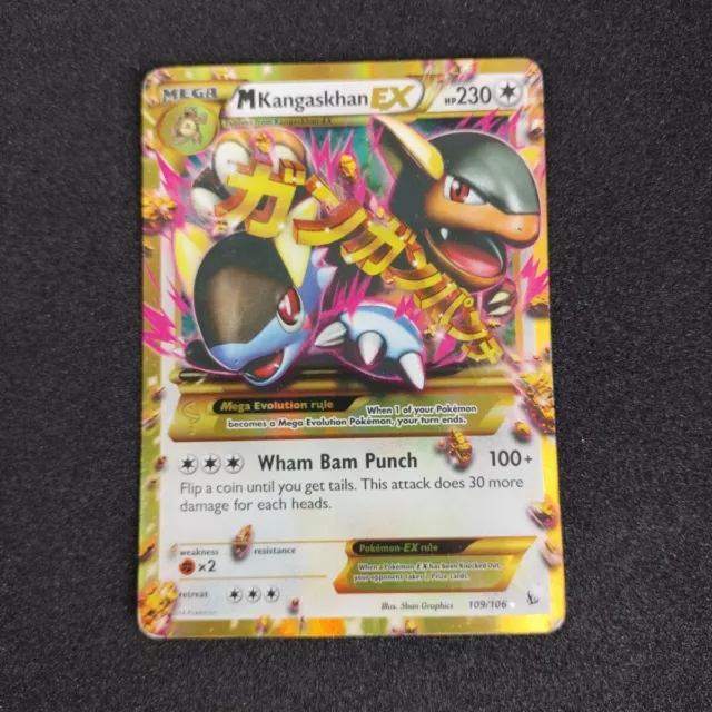Mega Kangaskhan EX 109/106 Secret Rare XY Flashfire Pokemon TCG MP-HP