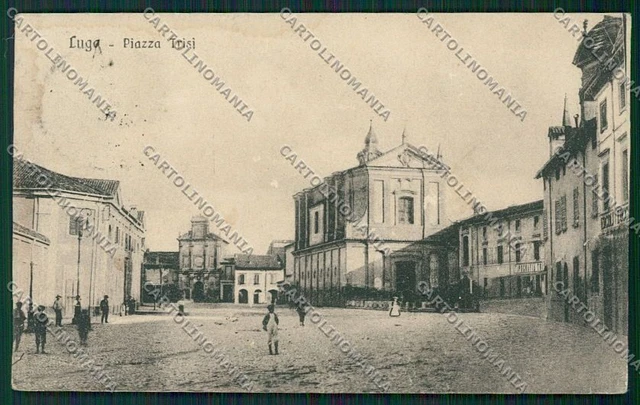 Ravenna Lugo TRACCE UMIDO ABRASA cartolina EE7441