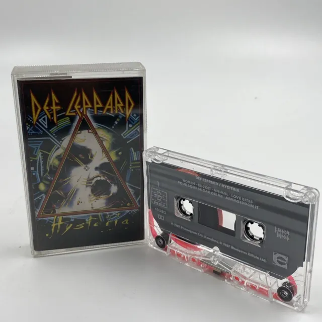 DEF LEPPARD - Hysteria - Cassette Tape Album