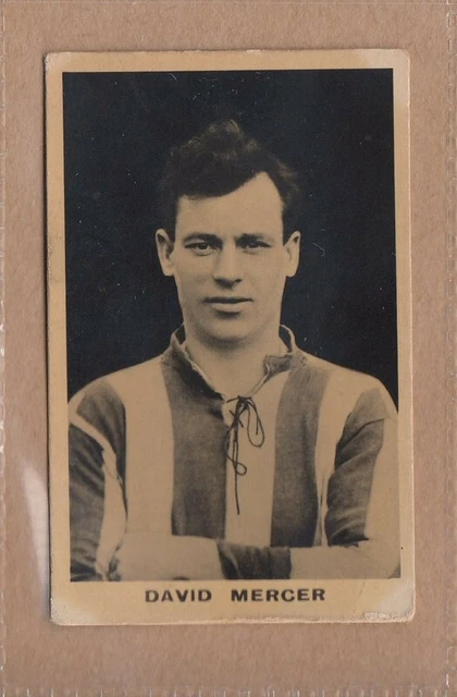 1922 DC Thomson Footballers Signed Real Photos - David Mercer, Sheffield United
