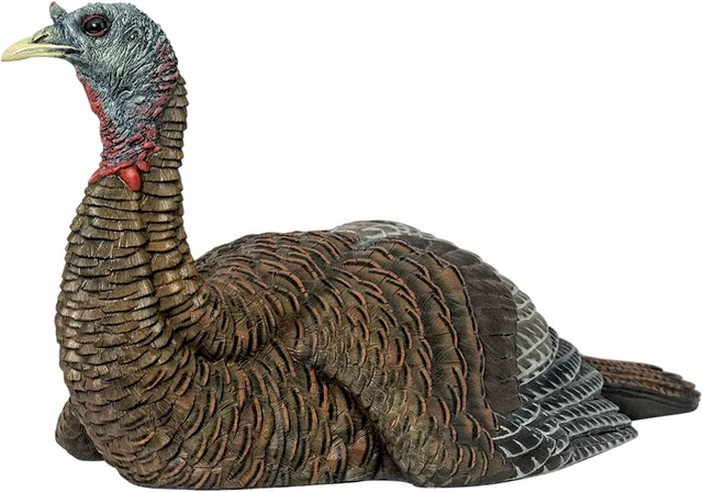 Avian-X LCD Laydown Hen Turkey Decoy | Durable Realistic Lifelike Collapsible &