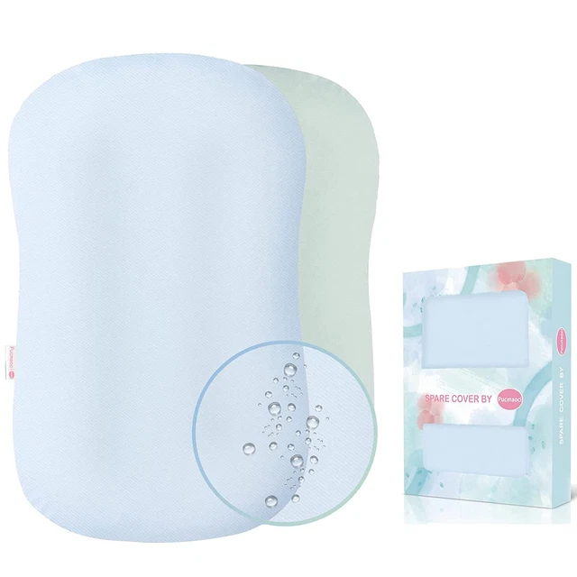 Organic Waterproof Baby Lounger Covers 2 Pack| 100% Cotton| Removable