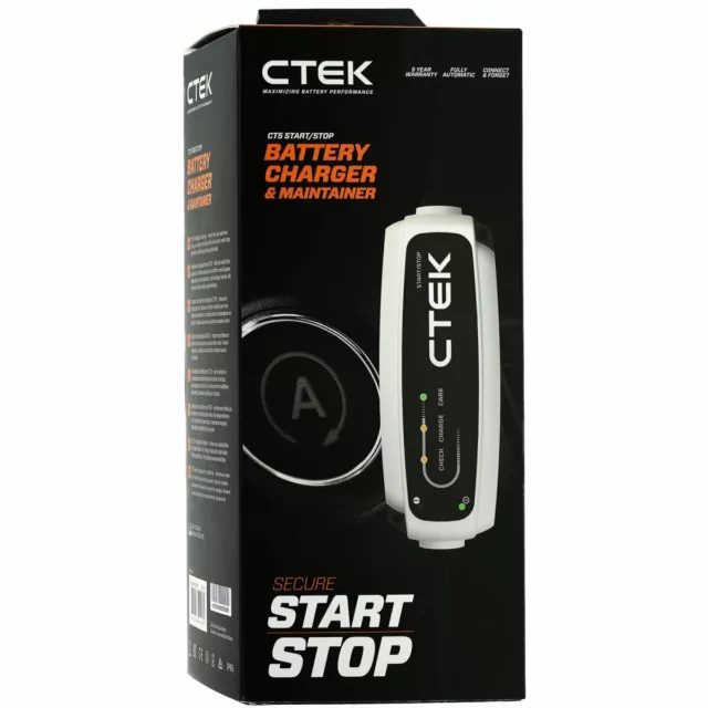 CTEK CT5 Start-Stop Batterie-Ladegerät für Fahrzeuge mit Start-Stop Technologie