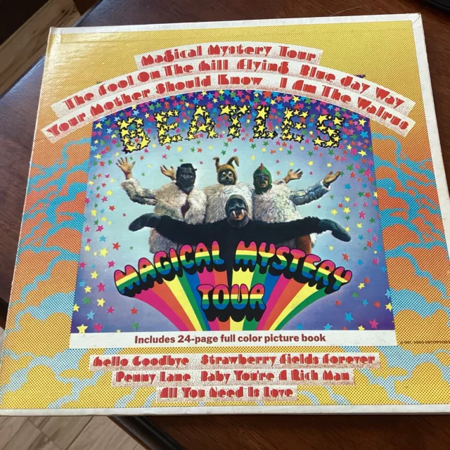The Beatles Magical Mystery Tour Album Vinyl with Picture Book SMAL 2835