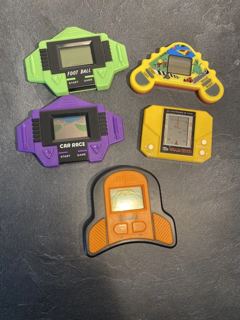 Lot 5 Jeu Électronique De Poche Vintage 1980 game watch