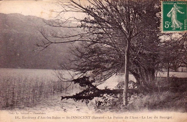 SAINT-INNOCENT 11 env. d'AIX-LES-BAINS pointe de l'âne lac du bourget timbrée 16