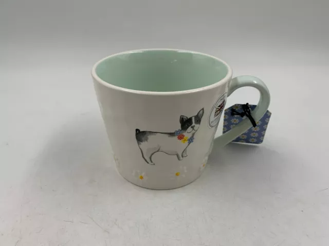 Bluebird & Willow Co. Ceramic 16oz Corgi with Flowers Coffee Mug CC02B18008