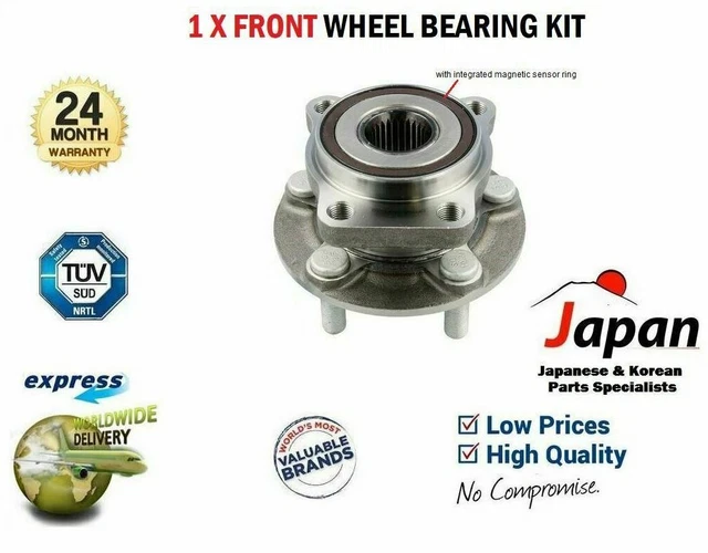FOR VW GOLF MK5 2003-2009 Front Hub Wheel Bearing Kits Pair £59.95