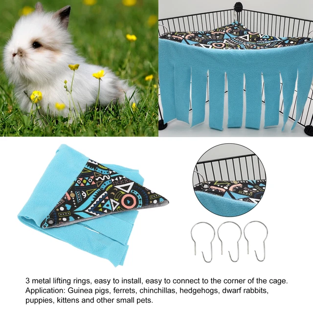 Animal Corner Hideout Canvas Flanell Eckzelt Für Hamster Frettchen Chinch P Gd2 3