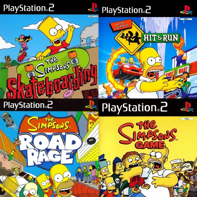 THE SIMPSONS PLAYSTATION PS2 Retro Games - Choose Your Game ...