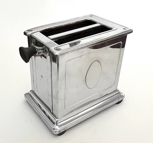 Vintage 2 - Slice TOASTER Deco - Universal Brand - ca 1930's/40's - Chrome - USA
