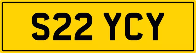 Stacey Theme Private Car Number Plate Stace Staceys Stacie Old S Reg S22 Ycy
