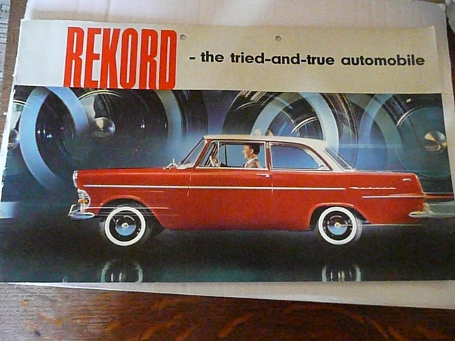Modèle Réduit 1/43 Opel Record Monza 1958 Rouge - Métal - Marque Metro - État Bon