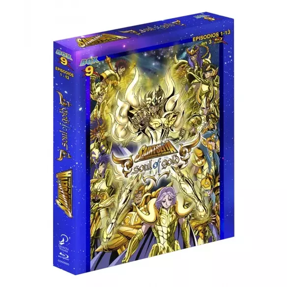 Los Caballeros del Zodiaco: Soul Of Gold Alma Dorada 3 Discos Blu-Ray